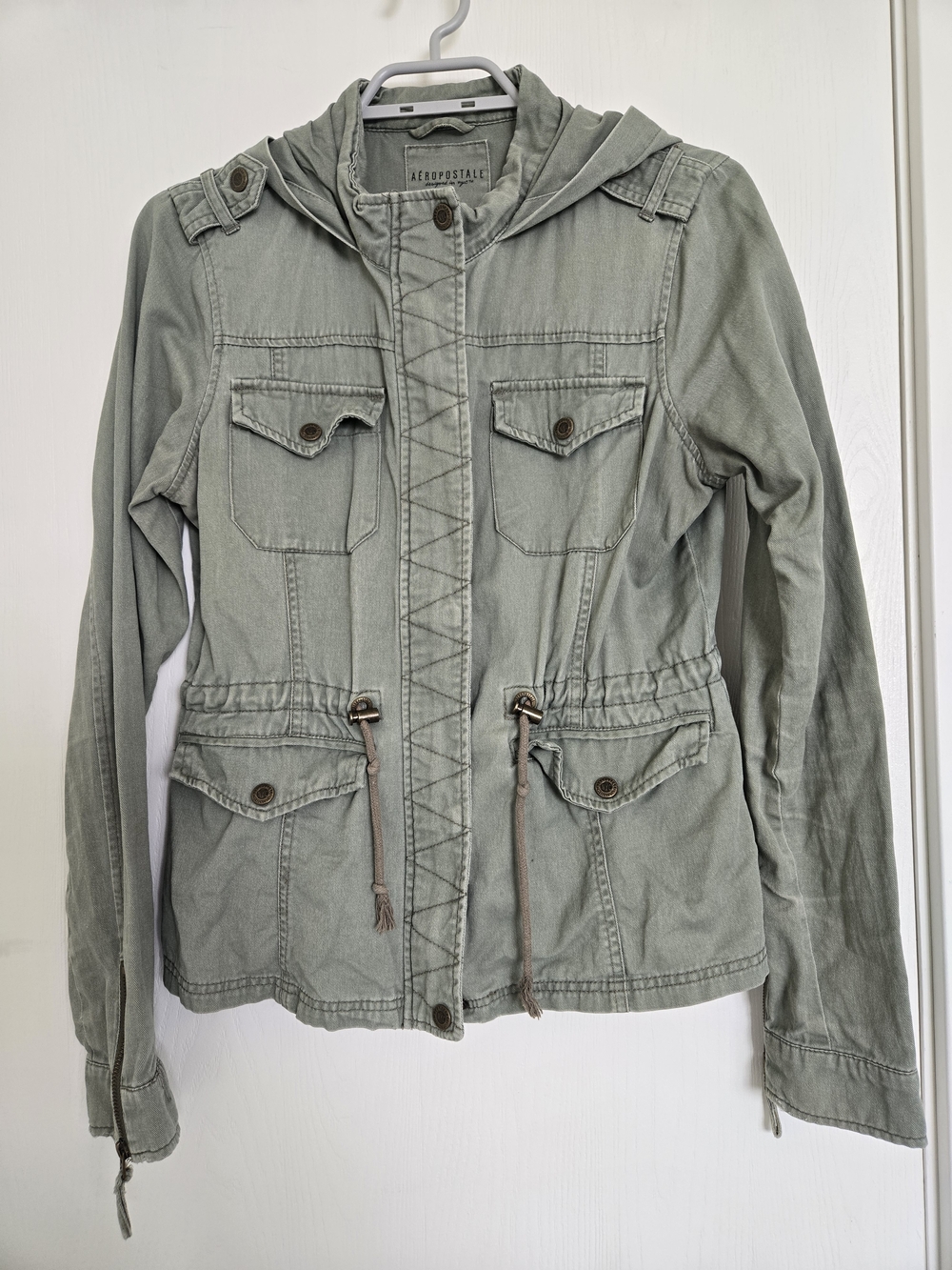 Aeropostale Army Green Cargo Jacket